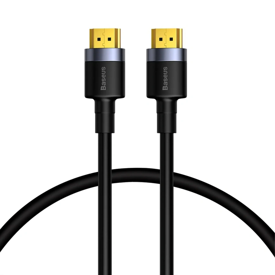 Кабель Baseus Cafule 4KHDMI Male To 4KHDMI Male Adapter Cable 2m - Black (CADKLF-F01)